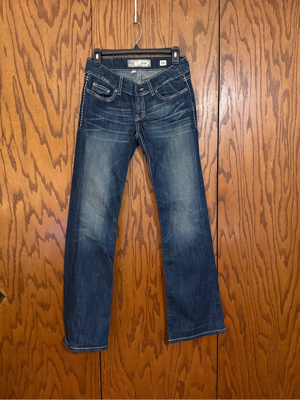BKE Women's Dark Blue Flare Jeans